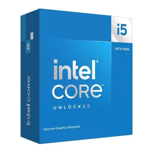 Intel Core i5-14600KF, CPU, 1700, 3.5 GHz (5.3 Turbo), 14-Core, 125W (181W Turbo), 10nm, 24MB Cache, Unlocked, Raptor Lake Refresh, No Graphics, NO HEATSINK/FAN - HONORABLE VETERANS SOLUTIONS