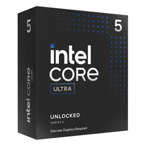Intel Core Ultra 5 245KF CPU, 1851, 5.2GHz Turbo, 14-Core, 125W (159W Turbo), 24MB Cache, Unlocked, Arrow Lake, No Graphics, NO HEATSINK/FAN - HONORABLE VETERANS SOLUTIONS