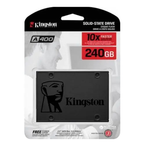 Kingston 240GB SSDNow A400 SSD, 2.5", SATA3, R/W 500/350 MB/s, 7mm - HONORABLE VETERANS SOLUTIONS