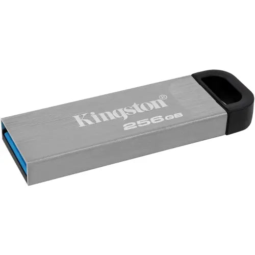 Kingston 256GB DataTraveler Kyson USB 3.2 Gen1 Memory Pen, Metal Capless Design, R/W 200/60 MB/s - HONORABLE VETERANS SOLUTIONS