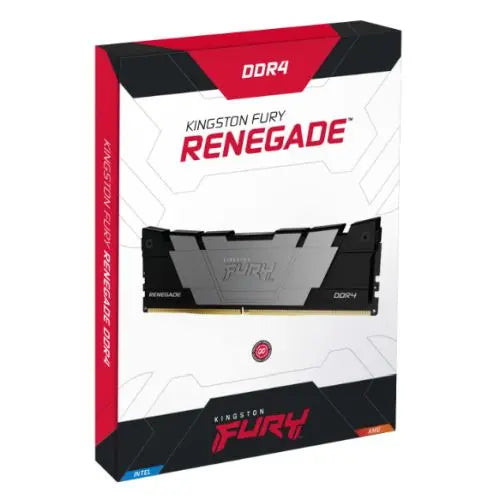 Kingston Fury Renegade 32GB Kit (2 x 16GB), DDR4, 3600MHz (PC4-28800), CL16, XMP, DIMM Memory, Black/Grey - HONORABLE VETERANS SOLUTIONS
