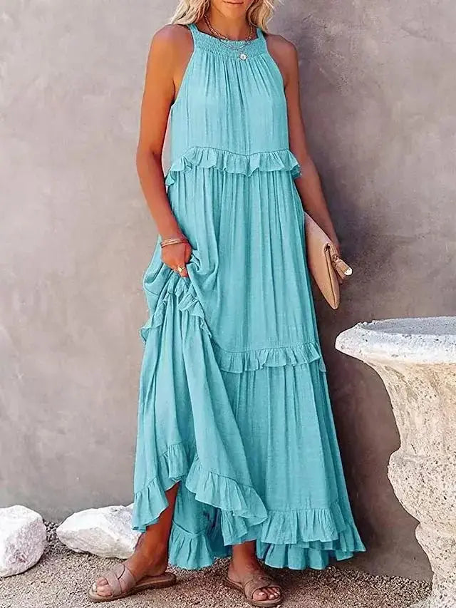 Lotus Leaf Hem Dress for Women - HONORABLE VETERANS SOLUTIONS