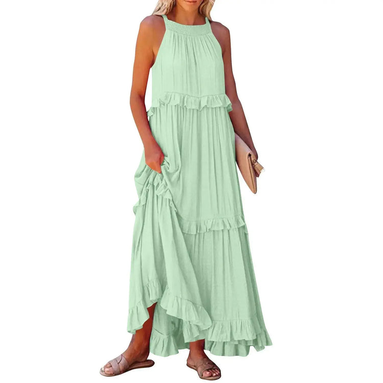 Lotus Leaf Hem Dress for Women - HONORABLE VETERANS SOLUTIONS