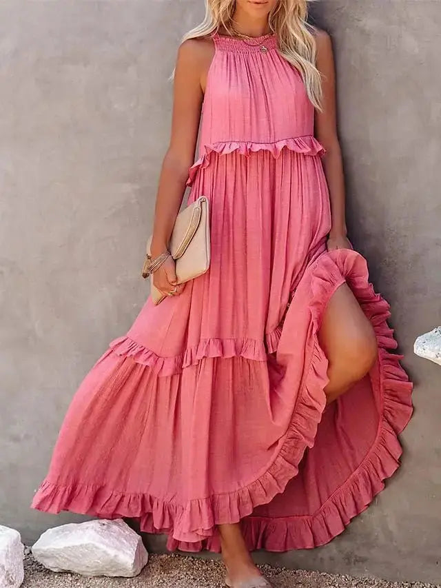 Lotus Leaf Hem Dress for Women - HONORABLE VETERANS SOLUTIONS