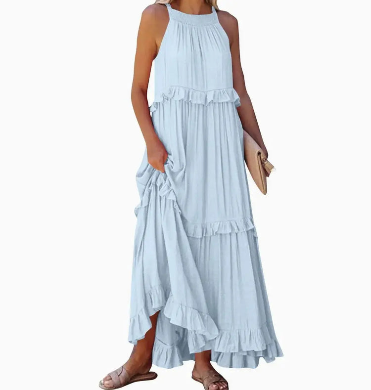 Lotus Leaf Hem Dress for Women - HONORABLE VETERANS SOLUTIONS