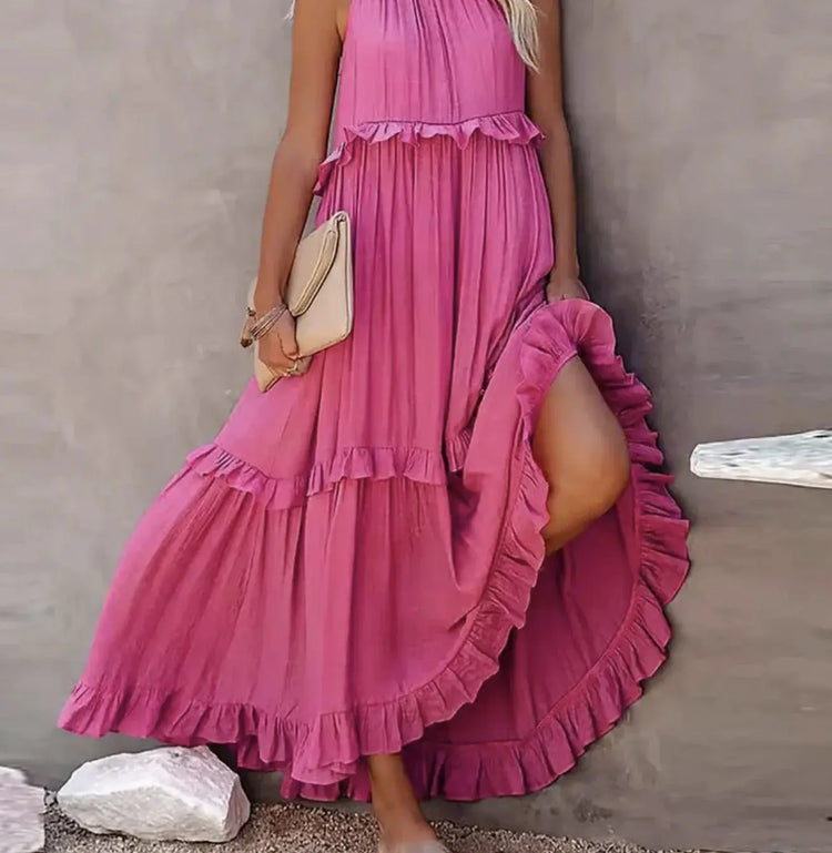 Lotus Leaf Hem Dress for Women - HONORABLE VETERANS SOLUTIONS