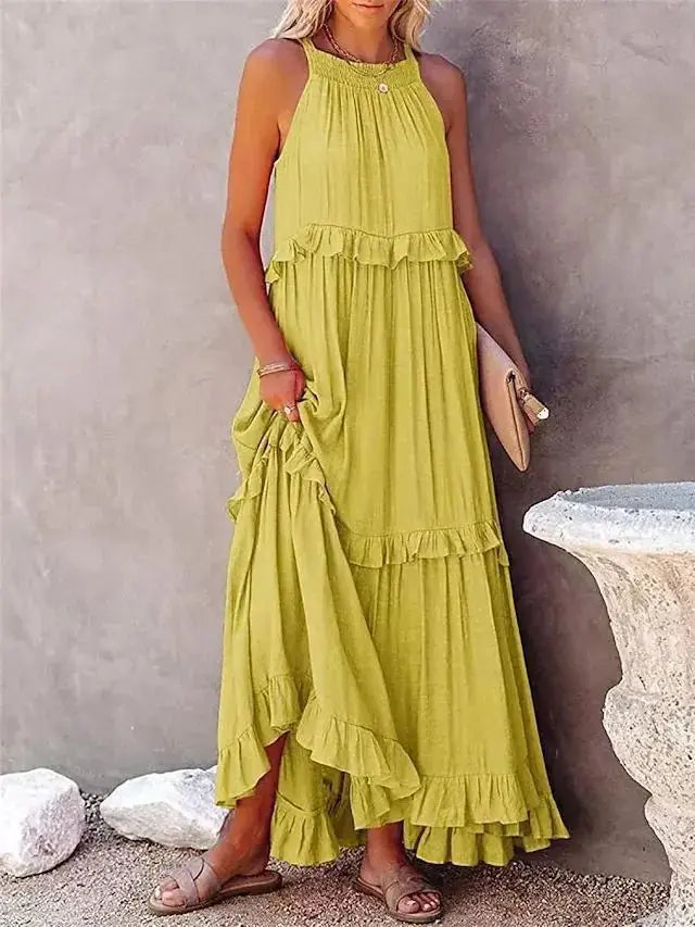 Lotus Leaf Hem Dress for Women - HONORABLE VETERANS SOLUTIONS