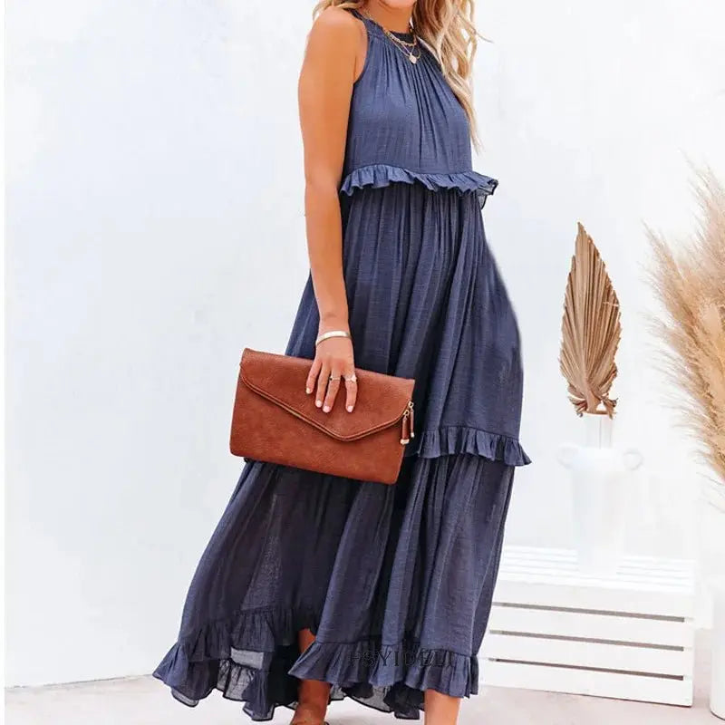Lotus Leaf Hem Dress for Women - HONORABLE VETERANS SOLUTIONS