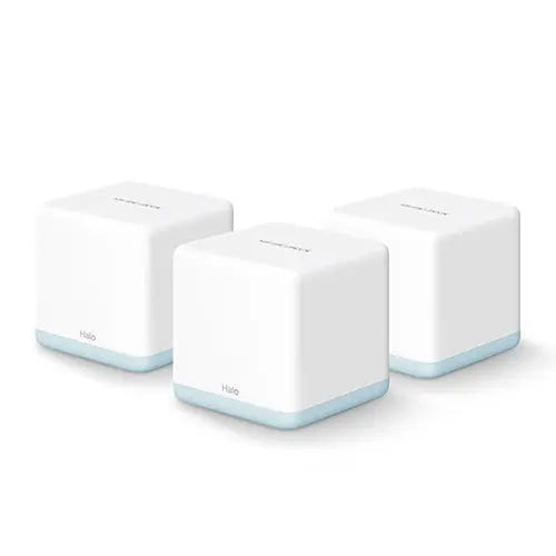 Mercusys (HALO H30 3-Pack) AC1200 Whole-Home Mesh Wi-Fi System, Dual Band, 2x 10/100 LAN on each Unit, AP Mode - HONORABLE VETERANS SOLUTIONS