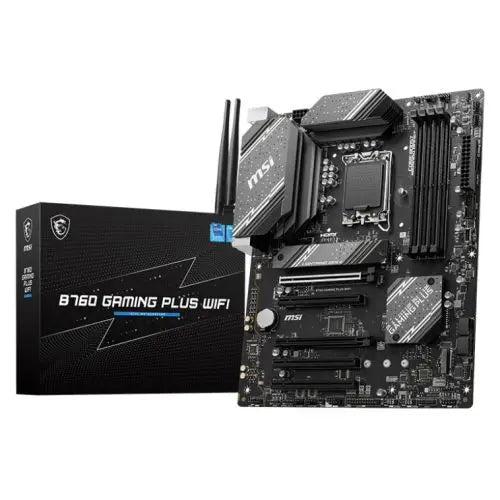 MSI B760 GAMING PLUS WIFI, Intel B760, 1700, ATX, 4 DDR5, HDMI, DP, Wi-Fi 6E, 2.5G LAN, 2x M.2 - HONORABLE VETERANS SOLUTIONS