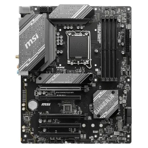 MSI B760 GAMING PLUS WIFI, Intel B760, 1700, ATX, 4 DDR5, HDMI, DP, Wi-Fi 6E, 2.5G LAN, 2x M.2 - HONORABLE VETERANS SOLUTIONS