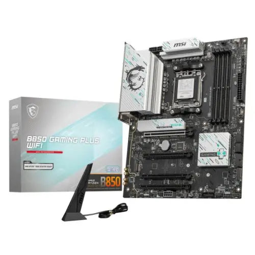MSI B850 GAMING PLUS WIFI, AMD B850, AM5, ATX, 4 DDR5, DP, Wi-Fi 7, 5G LAN, 3x M.2 - HONORABLE VETERANS SOLUTIONS