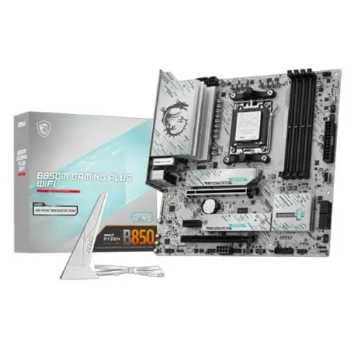 MSI B850M GAMING PLUS WIFI, AMD B850, AM5, Micro ATX, 4 DDR5, HDMI, DP, Wi-Fi 7, 5G LAN, 2x M.2 - HONORABLE VETERANS SOLUTIONS
