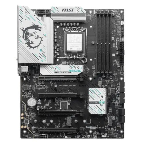MSI B860 GAMING PLUS WIFI, Intel B860, 1851, ATX, 4 DDR5, HDMI, DP, TB4, Wi-Fi 7, 5G LAN, 3x M.2 - HONORABLE VETERANS SOLUTIONS
