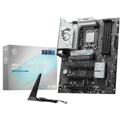 MSI B860 GAMING PLUS WIFI, Intel B860, 1851, ATX, 4 DDR5, HDMI, DP, TB4, Wi-Fi 7, 5G LAN, 3x M.2 - HONORABLE VETERANS SOLUTIONS