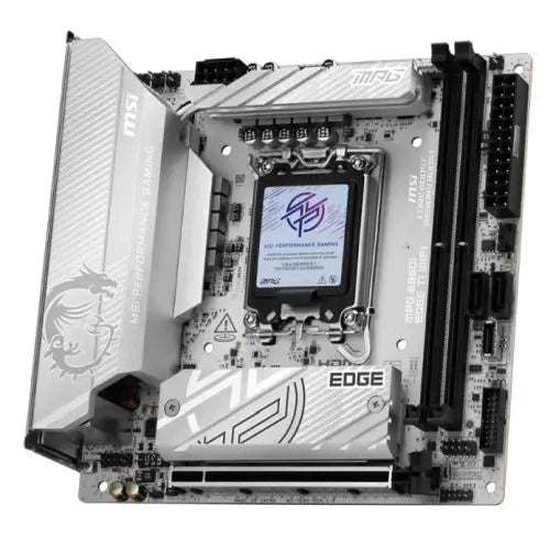MSI MPG B860I EDGE TI WIFI, Intel B860, 1851, Mini ITX, 2 DDR5, HDMI, TB4, Wi-Fi 7, 5G LAN, 2x M.2 - HONORABLE VETERANS SOLUTIONS