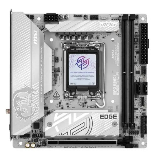 MSI MPG B860I EDGE TI WIFI, Intel B860, 1851, Mini ITX, 2 DDR5, HDMI, TB4, Wi-Fi 7, 5G LAN, 2x M.2 - HONORABLE VETERANS SOLUTIONS