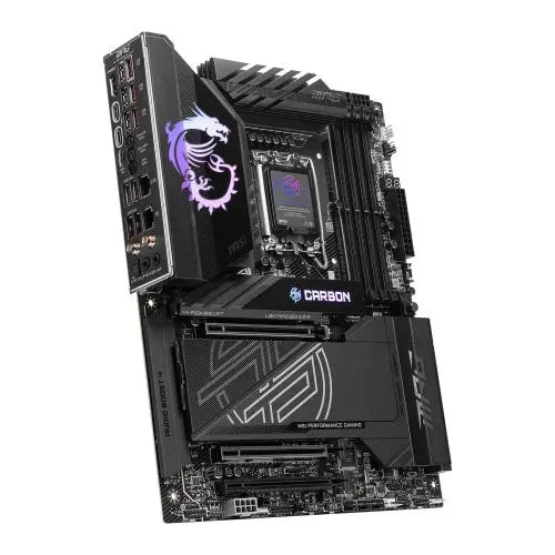 MSI MPG Z890 CARBON WIFI, Intel Z890, 1851, ATX, 4 DDR5, HDMI, 2 TB4, Wi-Fi 7, 5G & 2.5G LAN, RGB, 5x M.2 - HONORABLE VETERANS SOLUTIONS