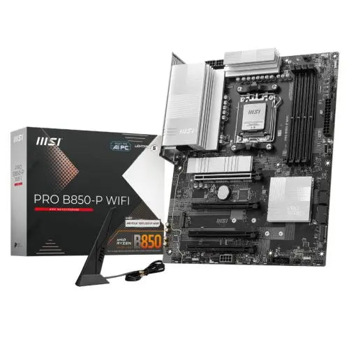 MSI PRO B850-P WIFI, AMD B850, AM5, ATX, 4 DDR5, HDMI, Wi-Fi 7, 5G LAN, 3x M.2 - HONORABLE VETERANS SOLUTIONS