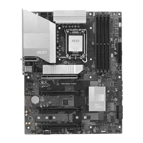 MSI PRO B860-P WIFI, Intel B860, 1851, ATX, 4 DDR5, HDMI, DP, TB4, Wi-Fi 7, 5G LAN, 3x M.2 - HONORABLE VETERANS SOLUTIONS
