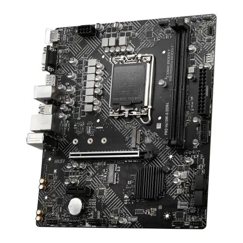 MSI PRO H610M-G DDR4, Intel H610, 1700, Micro ATX, 2 DDR4, VGA, HDMI, DP, GB LAN, 1x M.2 - HONORABLE VETERANS SOLUTIONS