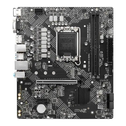 MSI PRO H610M-G DDR4, Intel H610, 1700, Micro ATX, 2 DDR4, VGA, HDMI, DP, GB LAN, 1x M.2 - HONORABLE VETERANS SOLUTIONS