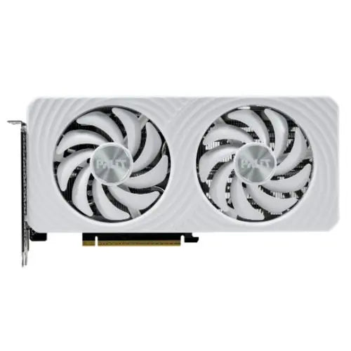Palit RTX5060 Ti White OC, PCIe5, 8GB DDR7, HDMI, 3 DP, 2602MHz Clock, RGB Lighting, Overclocked, Compact Design - HONORABLE VETERANS SOLUTIONS