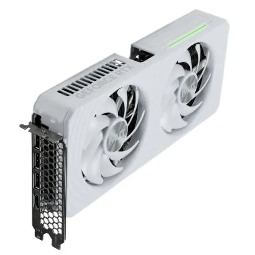 Palit RTX5060 Ti White OC, PCIe5, 8GB DDR7, HDMI, 3 DP, 2602MHz Clock, RGB Lighting, Overclocked, Compact Design - HONORABLE VETERANS SOLUTIONS