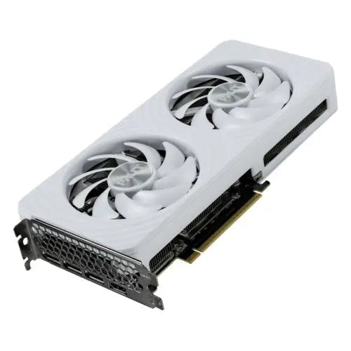 Palit RTX5060 Ti White OC, PCIe5, 8GB DDR7, HDMI, 3 DP, 2602MHz Clock, RGB Lighting, Overclocked, Compact Design - HONORABLE VETERANS SOLUTIONS