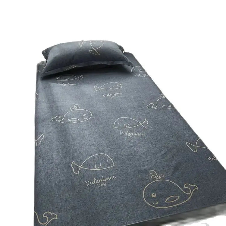 Printed Bed Sheet 1pc For Single Bed 120*210cm Home Textile Modern 100% Polyester Flat Sheet Bunk Bed Linens Single Bedspread - HONORABLE VETERANS SOLUTIONS