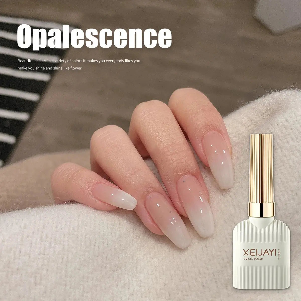 Pudding Milky White Gel Nail Polish, Pure Color UV Gel Polish, For Professionals Starter Nail Art DIY 15ml - HONORABLE VETERANS SOLUTIONS