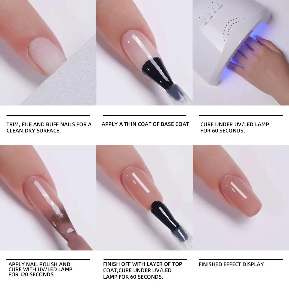 Pudding Milky White Gel Nail Polish, Pure Color UV Gel Polish, For Professionals Starter Nail Art DIY 15ml - HONORABLE VETERANS SOLUTIONS