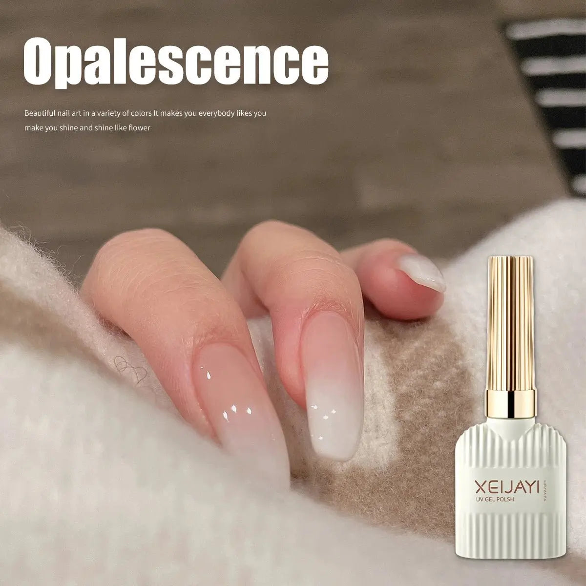 Pudding Milky White Gel Nail Polish, Pure Color UV Gel Polish, For Professionals Starter Nail Art DIY 15ml - HONORABLE VETERANS SOLUTIONS