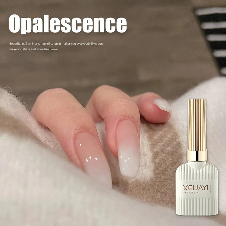 Pudding Milky White Gel Nail Polish, Pure Color UV Gel Polish, For Professionals Starter Nail Art DIY 15ml - HONORABLE VETERANS SOLUTIONS