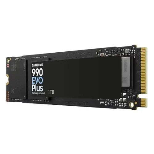 Samsung 1TB 990 EVO PLUS M.2 NVMe Gen4/5 SSD, M.2 2280, PCIe 4.0/5.0 x2, V-NAND, R/W 7150/6300 MB/s, 850K/1350K IOPS - HONORABLE VETERANS SOLUTIONS