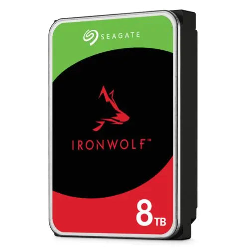 Seagate 3.5", 8TB, SATA3, IronWolf NAS Hard Drive, 5400RPM, 256MB Cache, 8 Drive Bays Supported, OEM - HONORABLE VETERANS SOLUTIONS