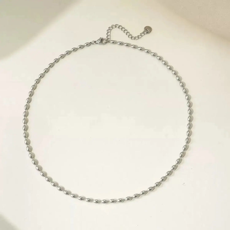 Stainless Steel Heart-shaped Pendant Necklace Metal Waterproof Jewelry For Women - HONORABLE VETERANS SOLUTIONS