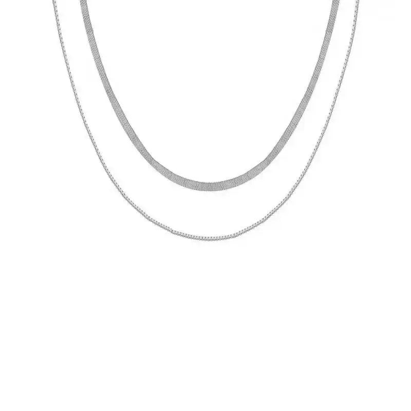 Stainless Steel Heart-shaped Pendant Necklace Metal Waterproof Jewelry For Women - HONORABLE VETERANS SOLUTIONS