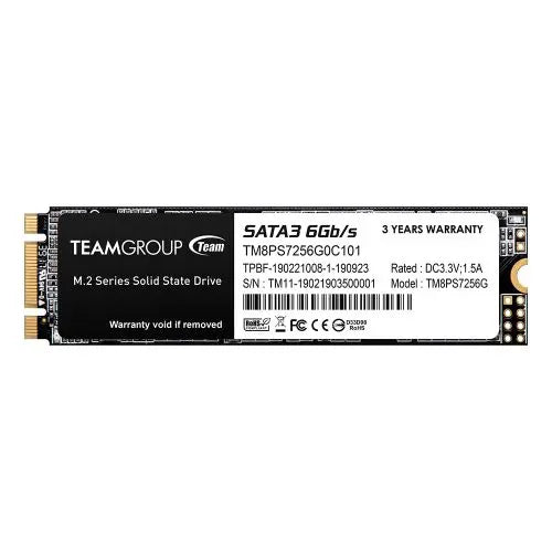 Team 256GB MS30 M.2 SATA SSD, M.2 2280, SATA3, R/W 500/400 MB/s - HONORABLE VETERANS SOLUTIONS