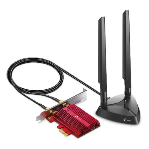 TP-LINK (Archer TXE75E) AXE5400 Wi-Fi 6E Tri-Band PCI Express Adapter, Bluetooth 5.2 - HONORABLE VETERANS SOLUTIONS