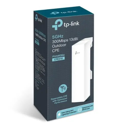 TP-LINK (CPE510) 5GHz 300Mbps 13dbi High Power Outdoor Wireless Access Point, Weatherproof - HONORABLE VETERANS SOLUTIONS