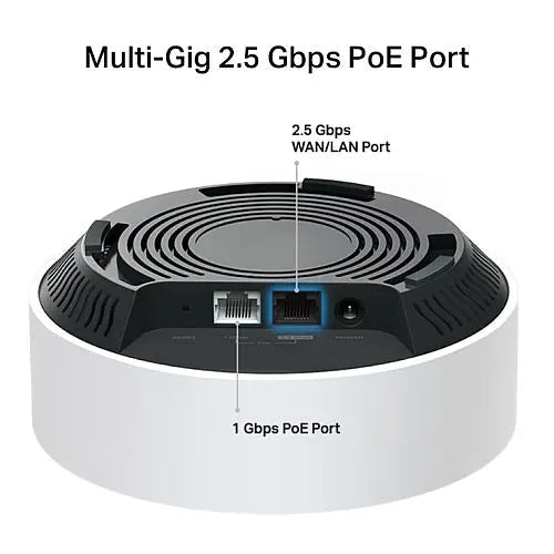 TP-LINK (DECO X50-POE) AX3000 Dual Band Wireless Mesh Wi-Fi 6 System with PoE, 3 Pack, 2.5G LAN, OFDMA & MU-MIMO, TP-Link HomeShield - HONORABLE VETERANS SOLUTIONS