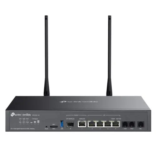 TP-LINK (DR3220v-4G) Omada 4G+ Cat6 Gigabit Rackmount DSL Gateway, 4G+ Cat6 up to 300Mbps, VDSL2 35b, USB, VoIP Support, Centralized Management, Desktop / Rack-Mounting - HONORABLE VETERANS SOLUTIONS