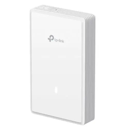 TP-LINK (EAP725-WALL) BE3600 Dual Band Wall Plate Wi-Fi 7 Access Point, PoE, 2.5GB Ports, 160MHz Bandwidth, Omada Mesh, Multi-RUs - HONORABLE VETERANS SOLUTIONS