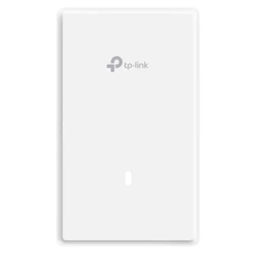 TP-LINK (EAP725-WALL) BE3600 Dual Band Wall Plate Wi-Fi 7 Access Point, PoE, 2.5GB Ports, 160MHz Bandwidth, Omada Mesh, Multi-RUs - HONORABLE VETERANS SOLUTIONS