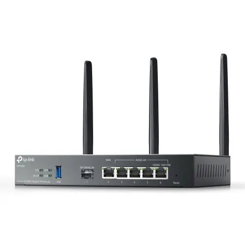 TP-LINK (ER706W) Omada AX3000 Gigabit VPN Wi-Fi Router, Dual Band, 6x GB Ports, USB 3.0, Mesh Technology, Abundant Security Features - HONORABLE VETERANS SOLUTIONS