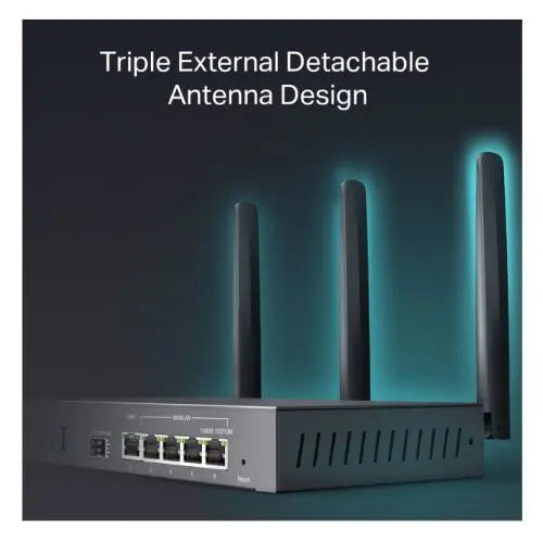 TP-LINK (ER706W) Omada AX3000 Gigabit VPN Wi-Fi Router, Dual Band, 6x GB Ports, USB 3.0, Mesh Technology, Abundant Security Features - HONORABLE VETERANS SOLUTIONS