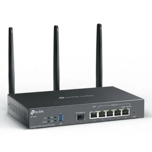 TP-LINK (ER706W) Omada AX3000 Gigabit VPN Wi-Fi Router, Dual Band, 6x GB Ports, USB 3.0, Mesh Technology, Abundant Security Features - HONORABLE VETERANS SOLUTIONS