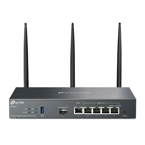 TP-LINK (ER706W) Omada AX3000 Gigabit VPN Wi-Fi Router, Dual Band, 6x GB Ports, USB 3.0, Mesh Technology, Abundant Security Features - HONORABLE VETERANS SOLUTIONS