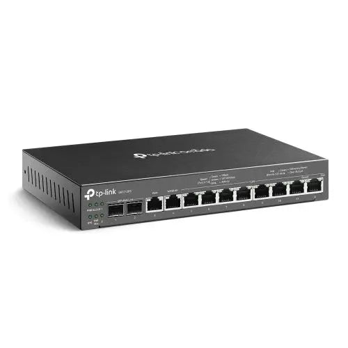 TP-LINK (ER7212PC) Omada 3-in-1 Gigabit VPN Router - Router + PoE Switch + Omada Controller, 12 Ports, Up to 4x WAN - HONORABLE VETERANS SOLUTIONS